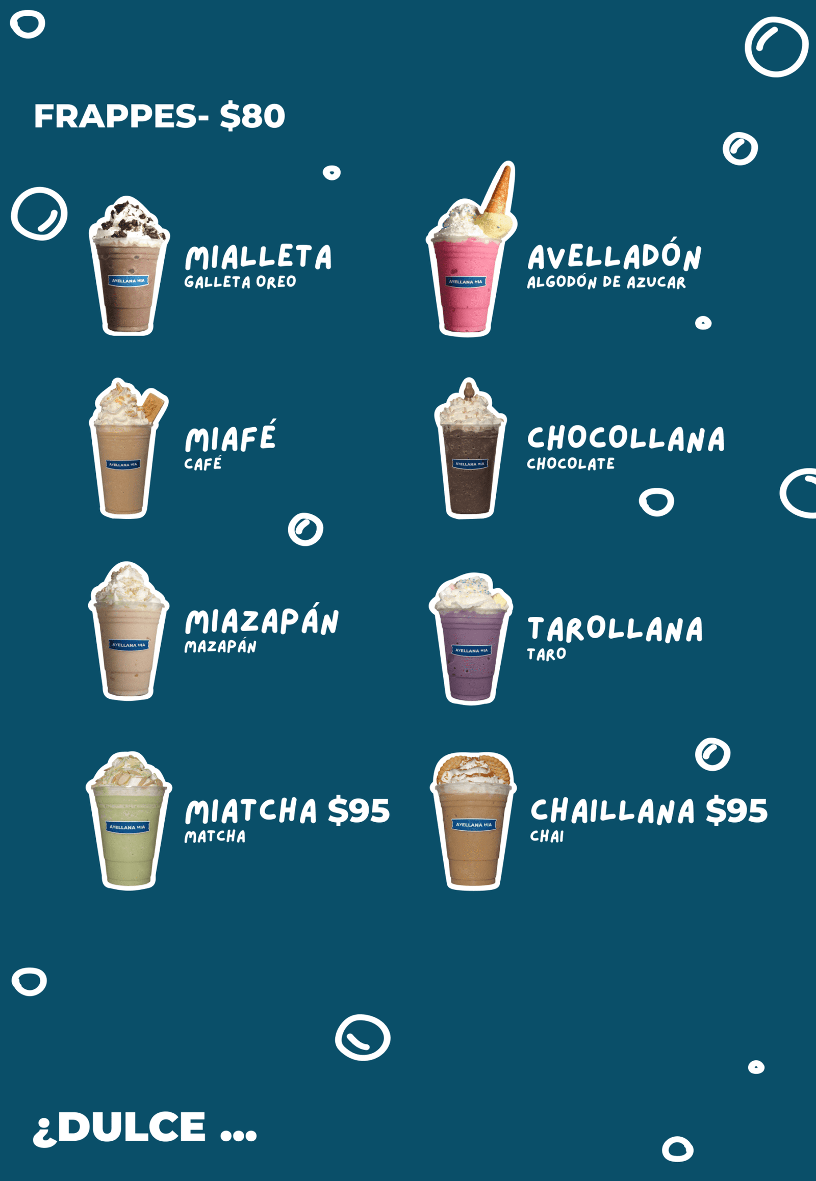 Menu Avellana Mia 606