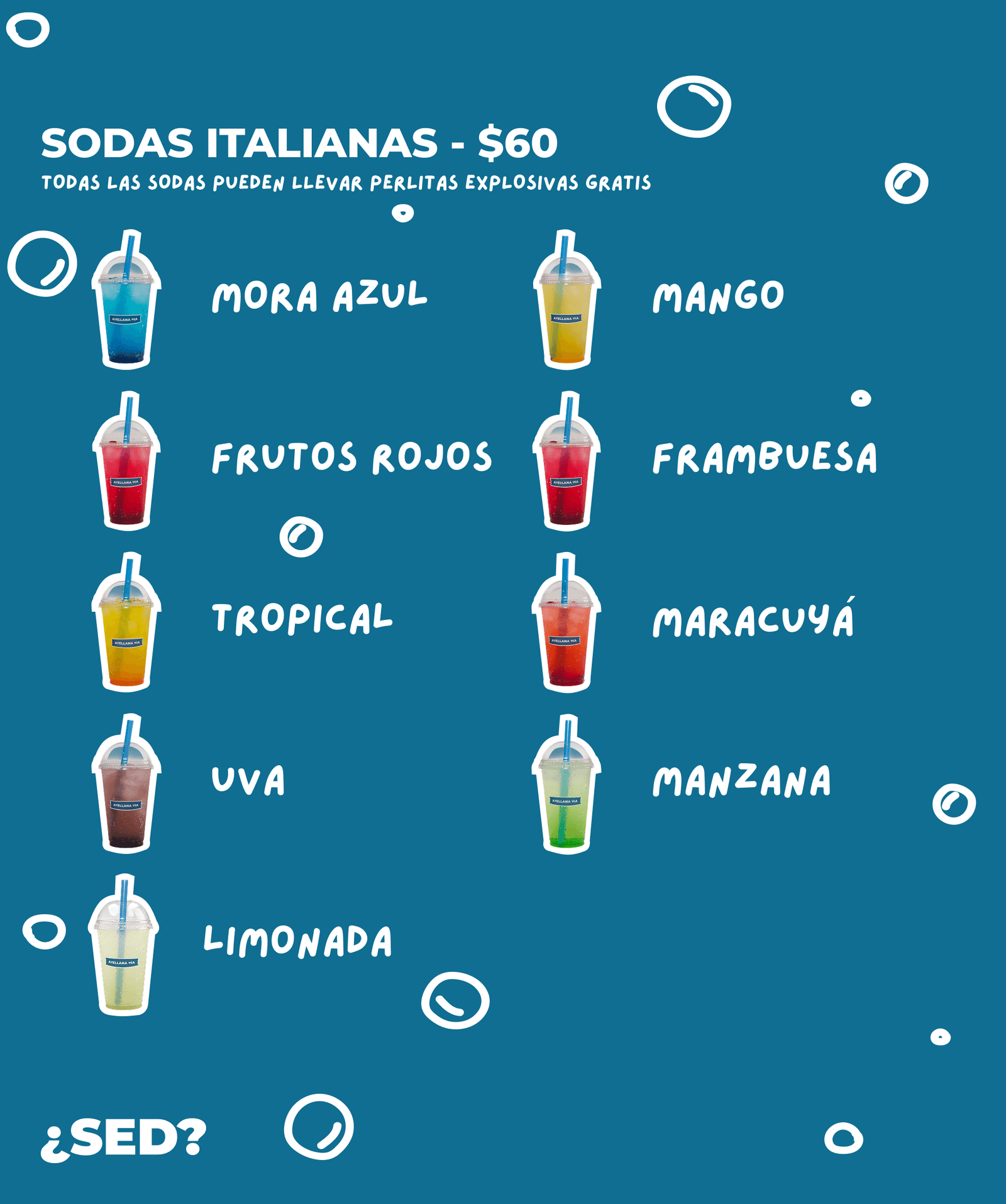 Menu Avellana Mia 608