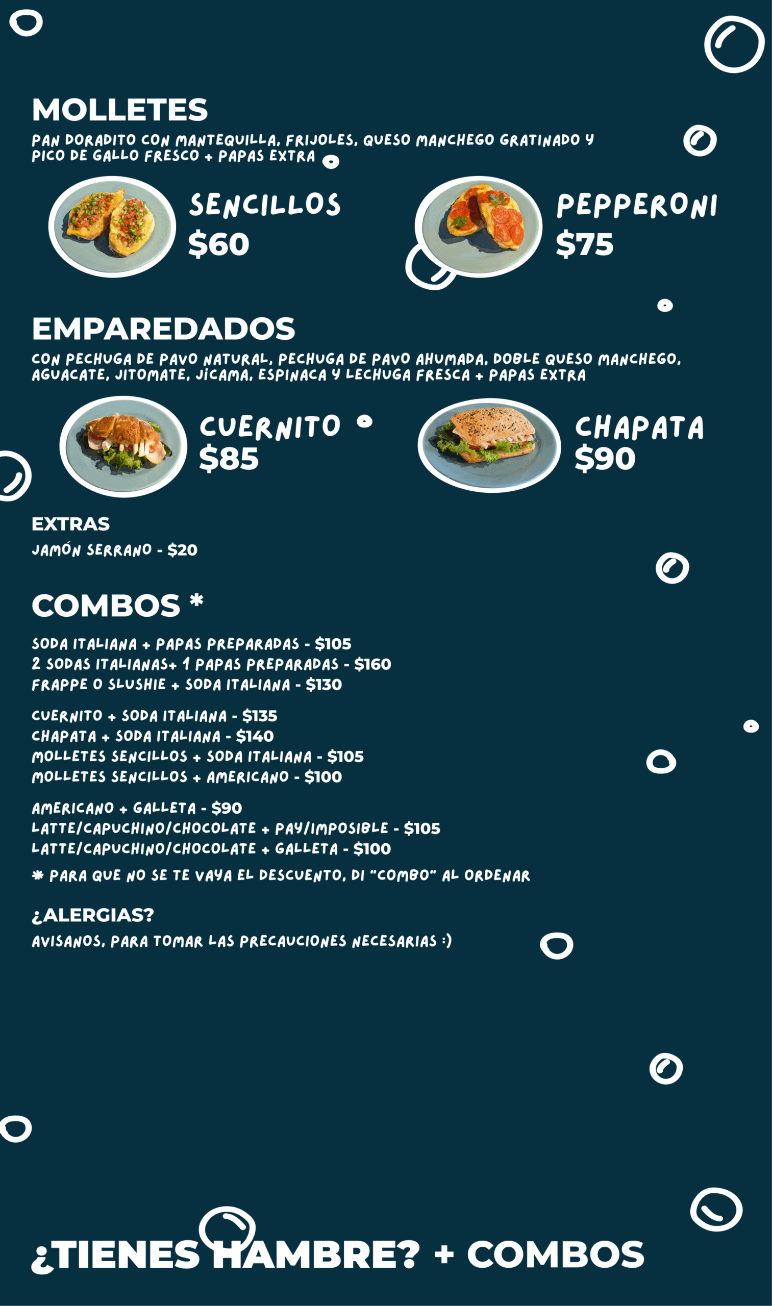 Menú Comida y Combos - Avellana Mia v2